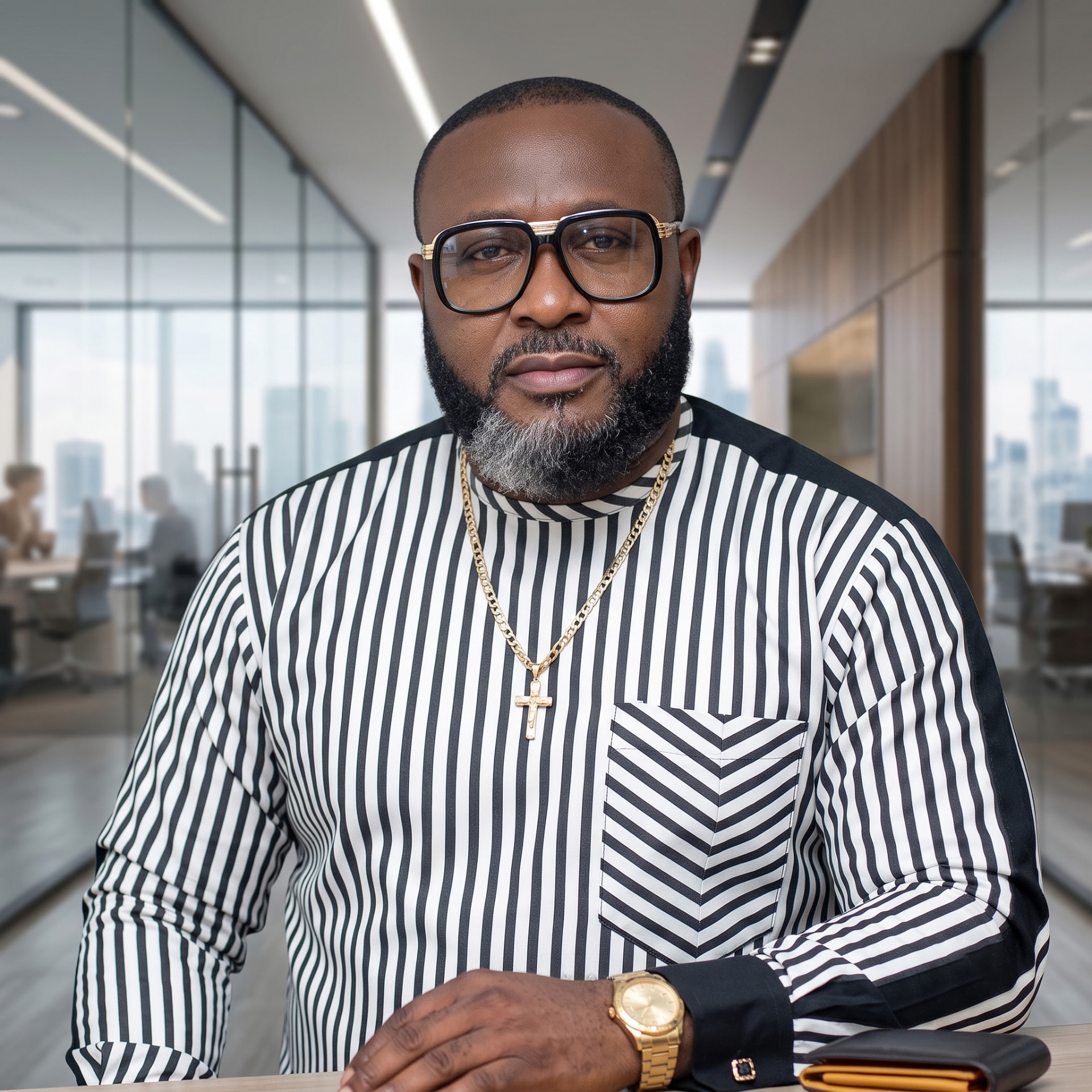 Portrait of Bob Owusu, Director at A-Luxe